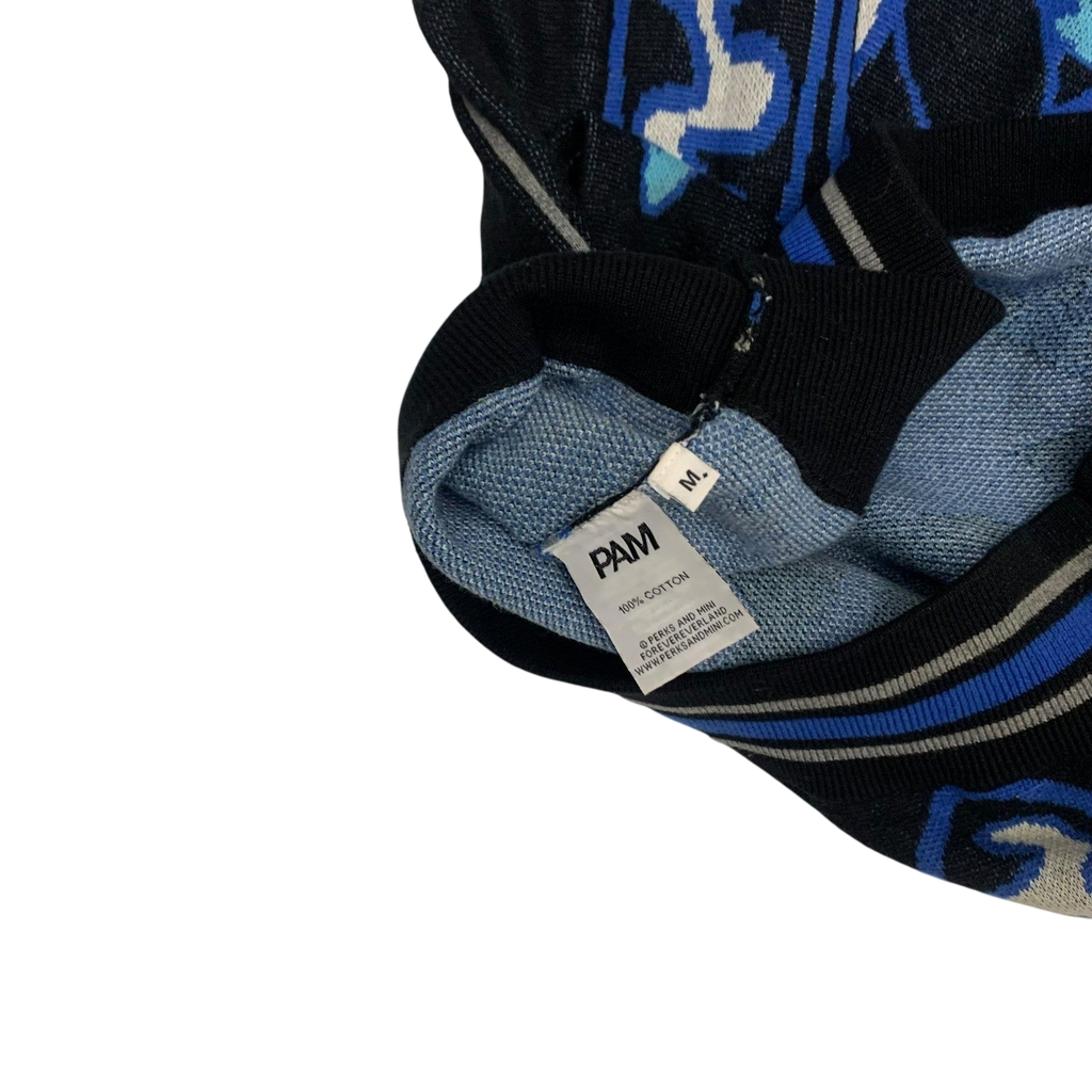 P.A.M. Perks and Mini Graphic Knit Sweatshirt Blue (Size M)