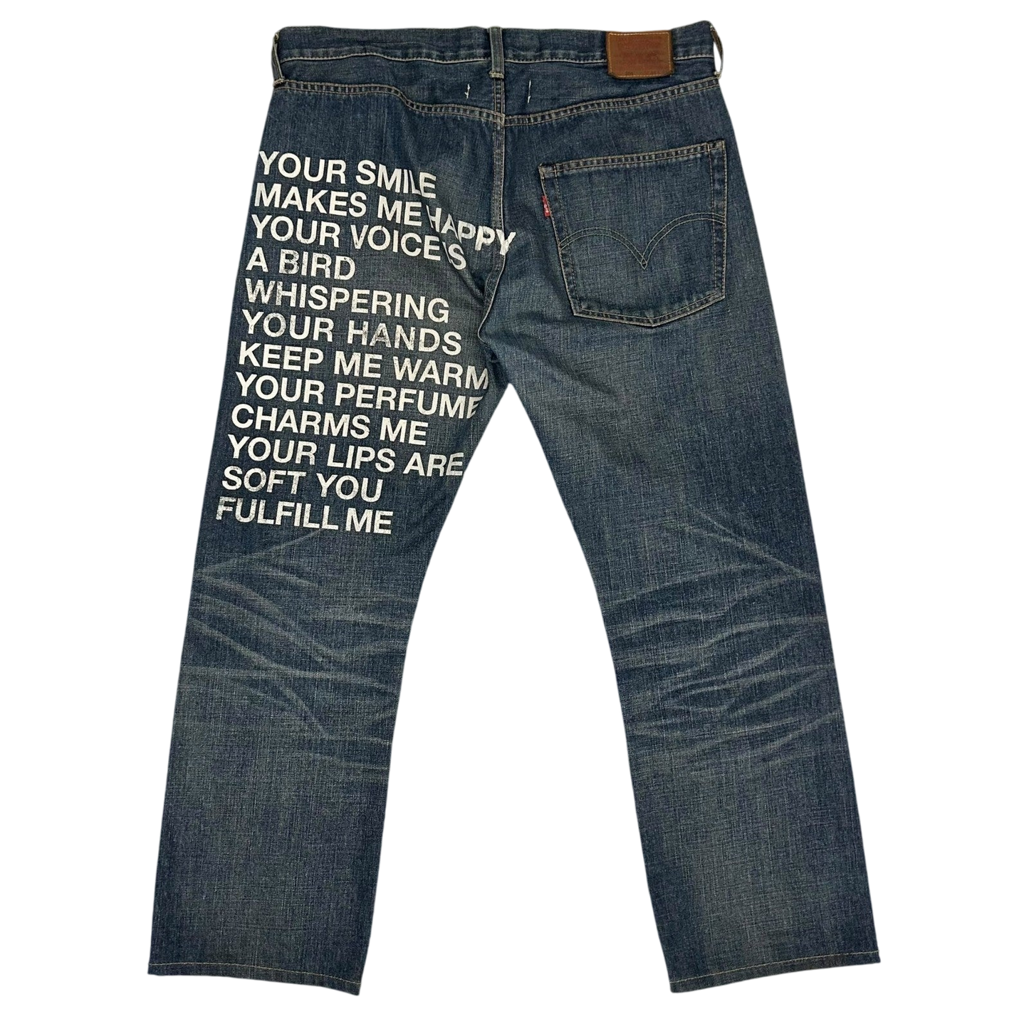 Junya Watanabe × Levi's 503 “Fulfill Me” SS10 Poem Jeans (Fits 35")