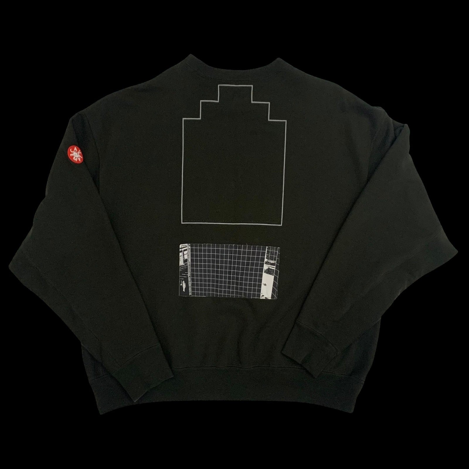 Cav Empt Solid Crew Neck Sweatshirt Black (Fits L-XL)