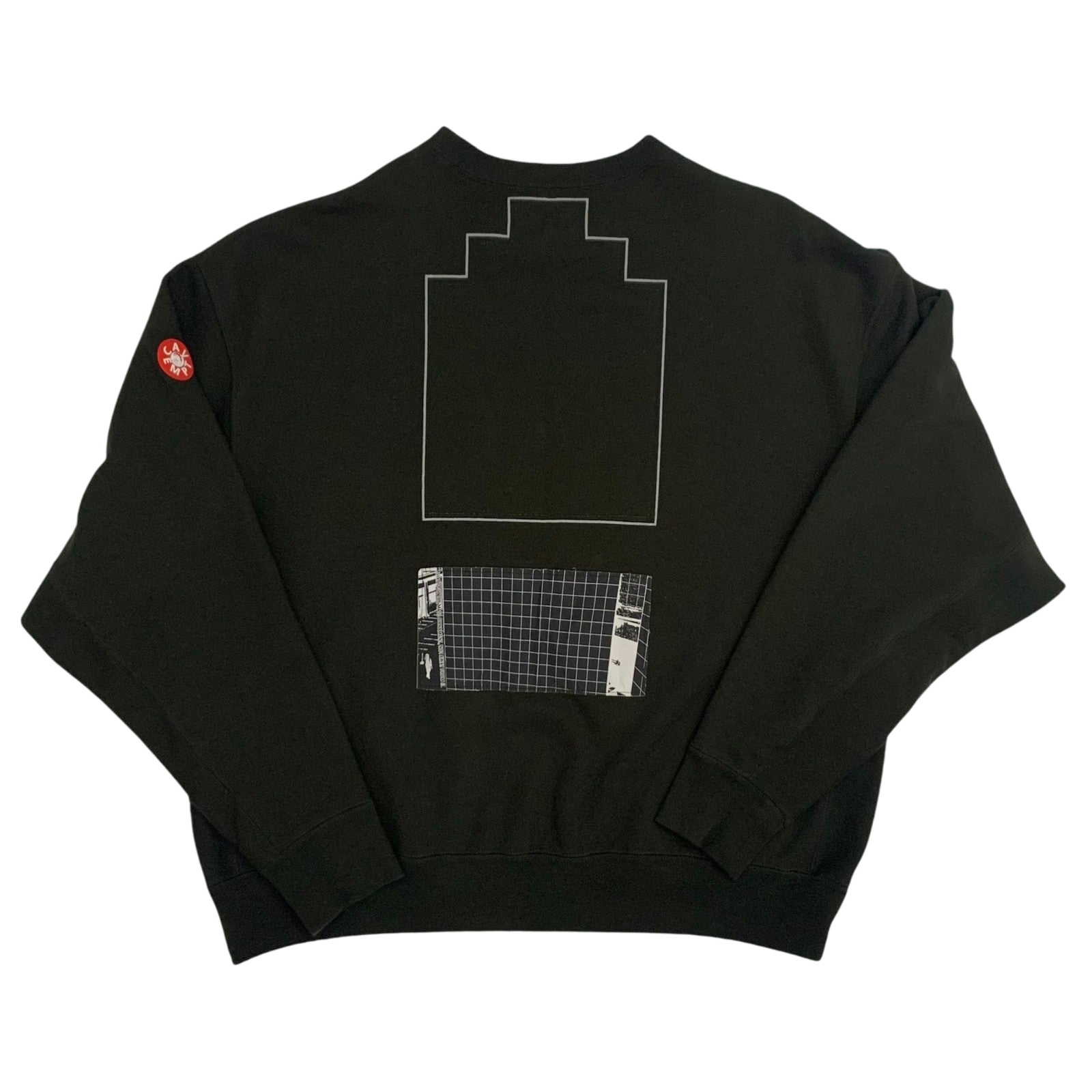 Cav Empt Solid Crew Neck Sweatshirt Black (Fits L-XL)