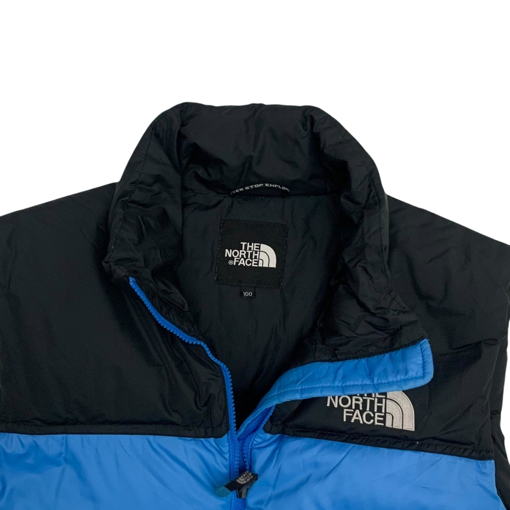 The North Face Nuptse 700 Down Puffer Jacket Blue/Black (Size L)
