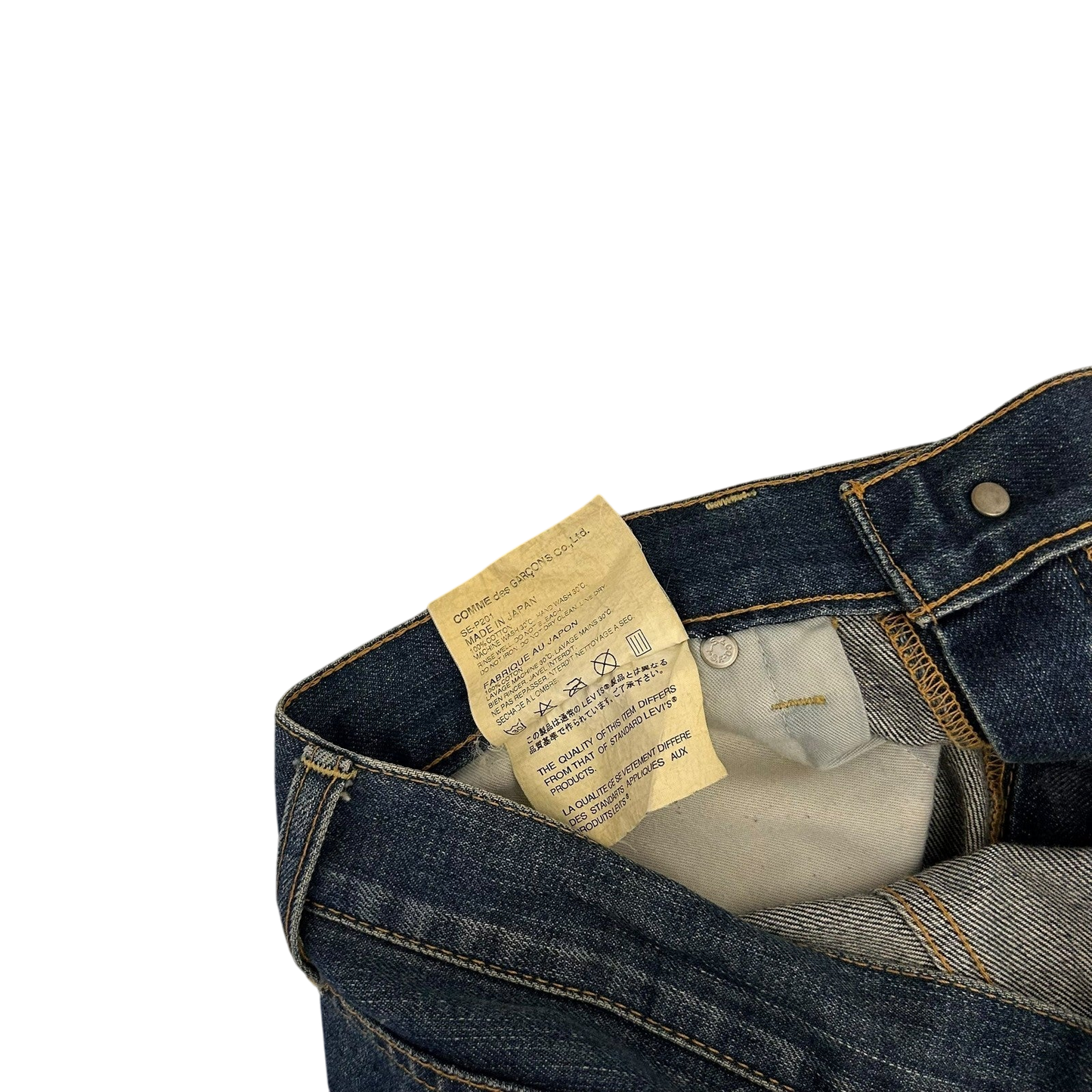 Junya Watanabe × Levi's 503 “Fulfill Me” SS10 Poem Jeans (Fits 35")