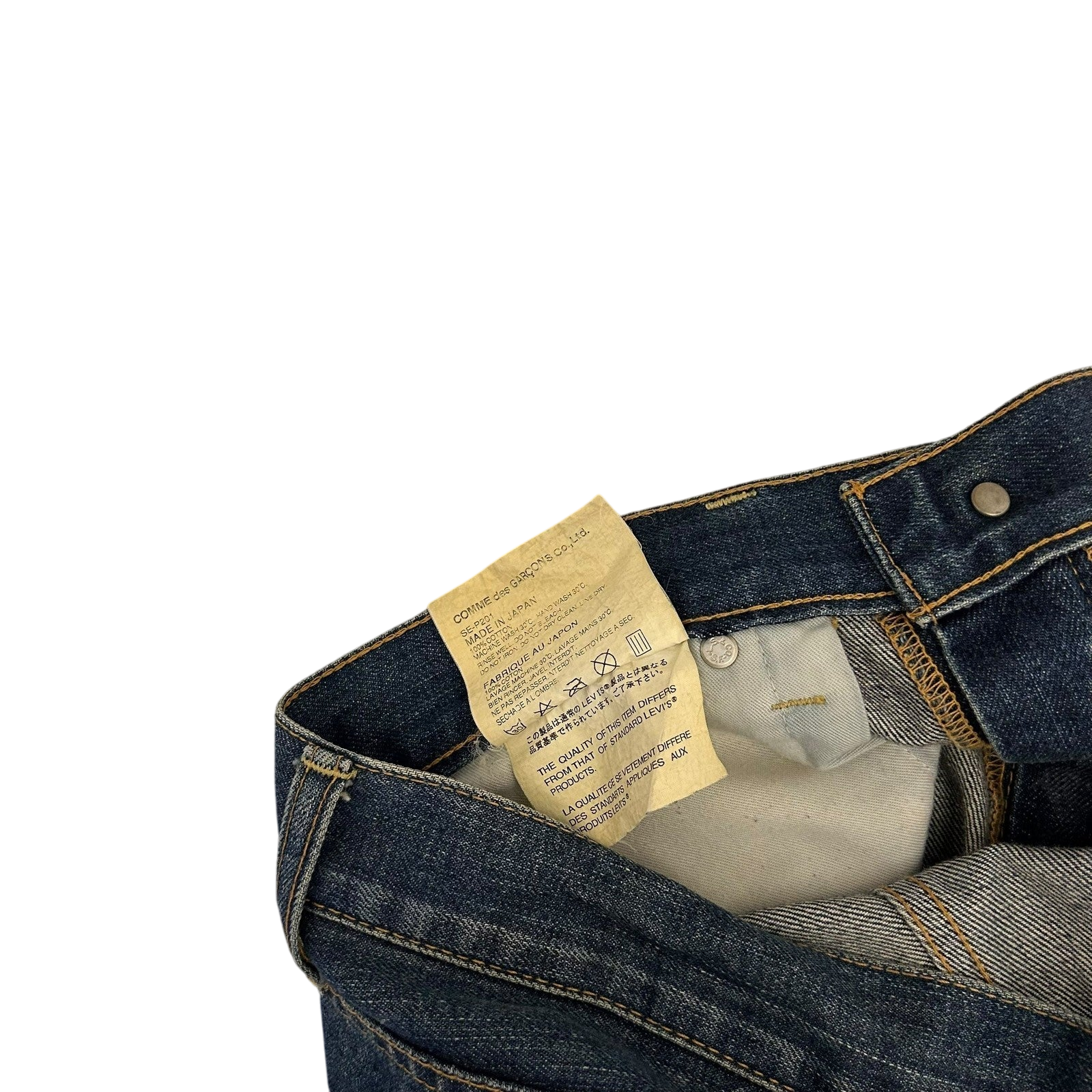 Junya Watanabe × Levi's 503 “Fulfill Me” SS10 Poem Jeans (Fits 35")