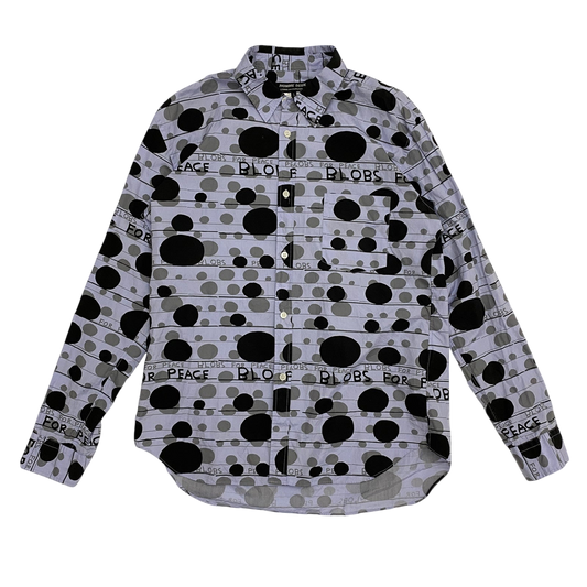 Comme des Garçons (CDG) Homme Deux ‘Blobs For Peace’ Print Shirt (Fits M)