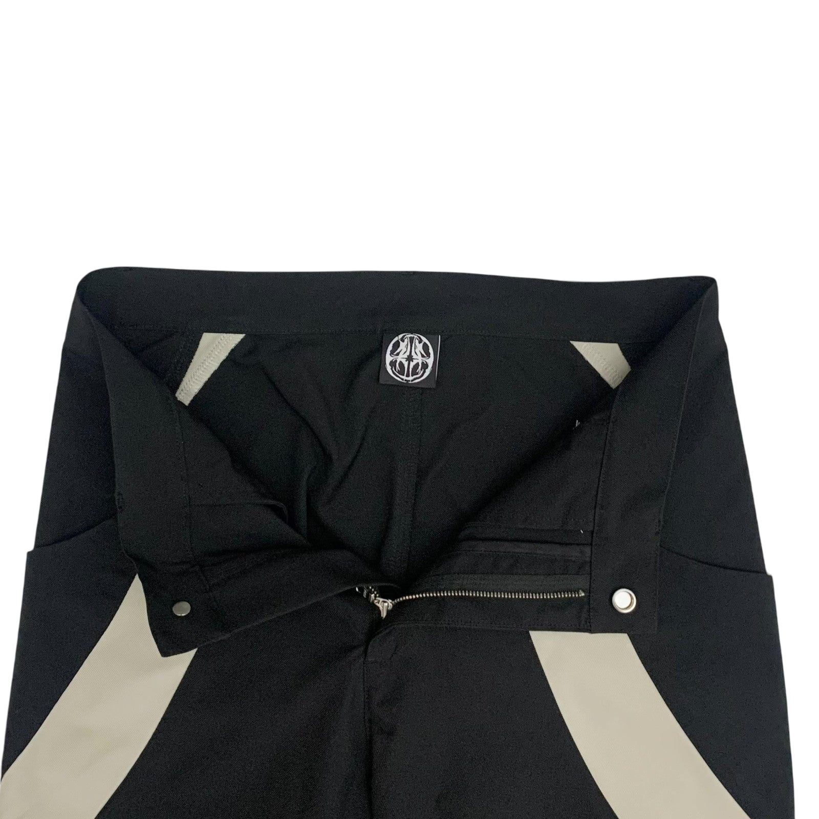 Moth Studios Panelled Nylon Pants Black / Grey (Size M)