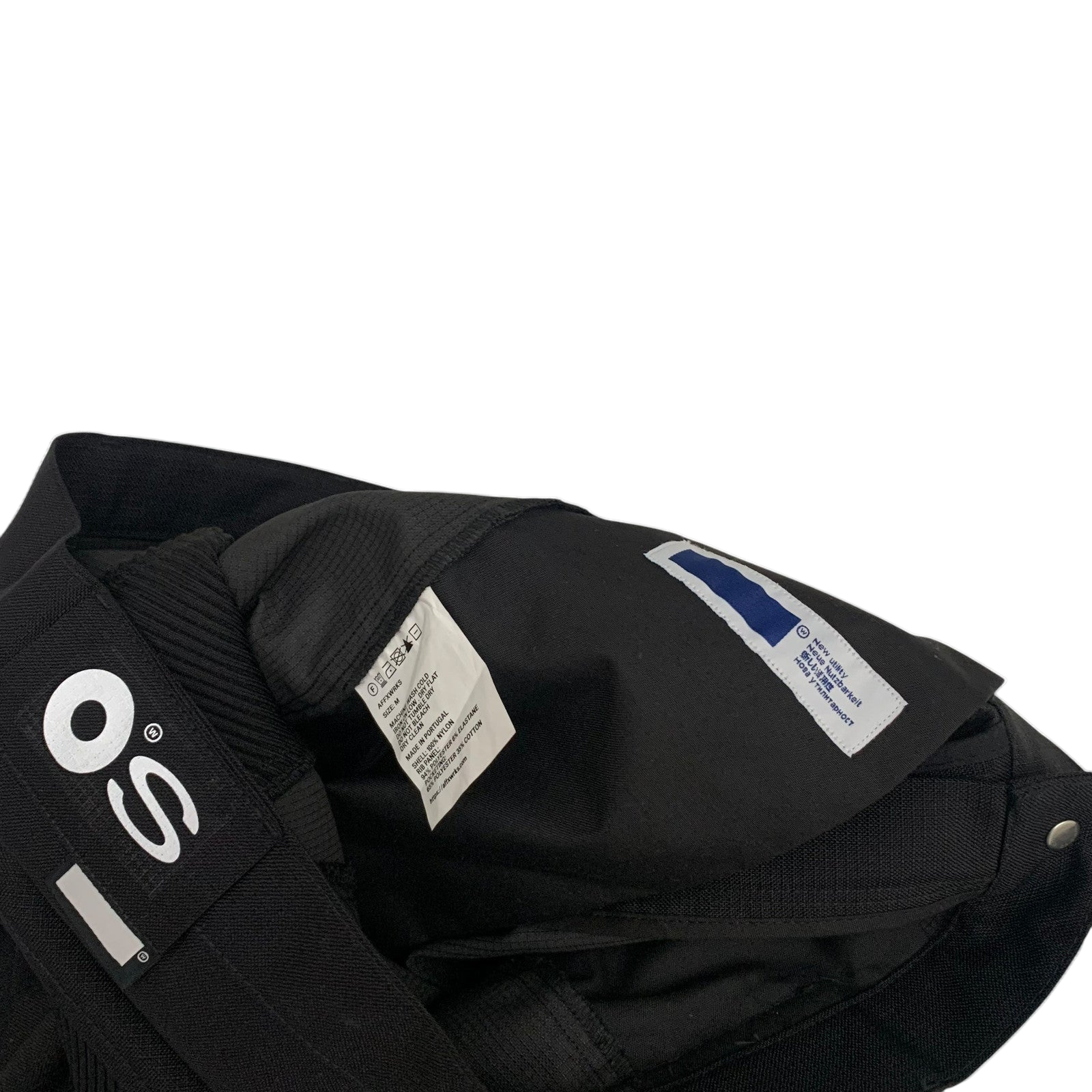 AFFXWRKS SS22 by Kiko Kostadinov Onsite Technical Pants ‘Deep Black’ (W34)