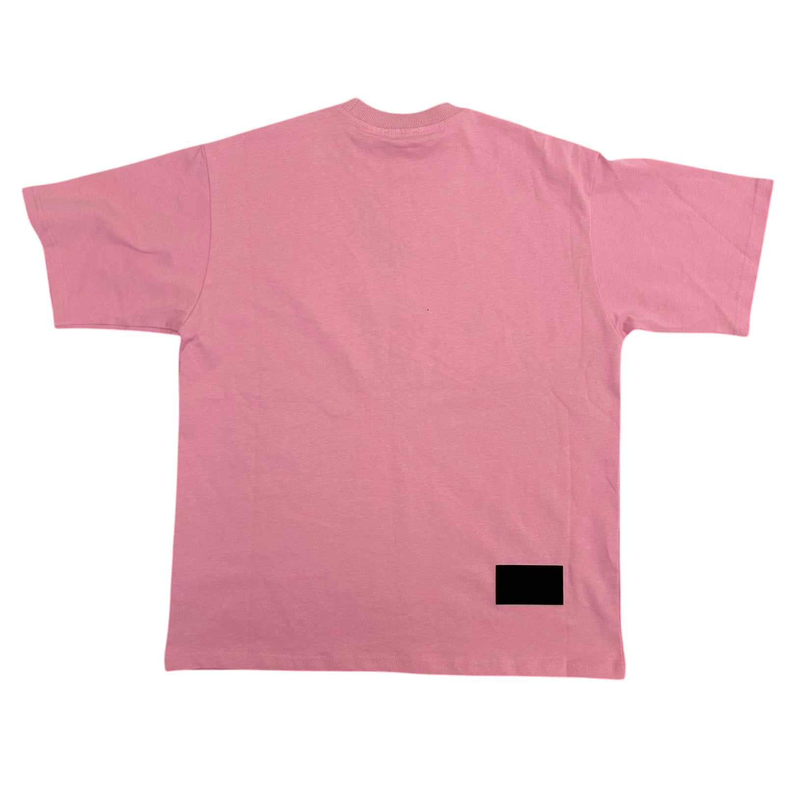 WE11DONE Classic Embroidered Logo T-Shirt Pink (Fits L)