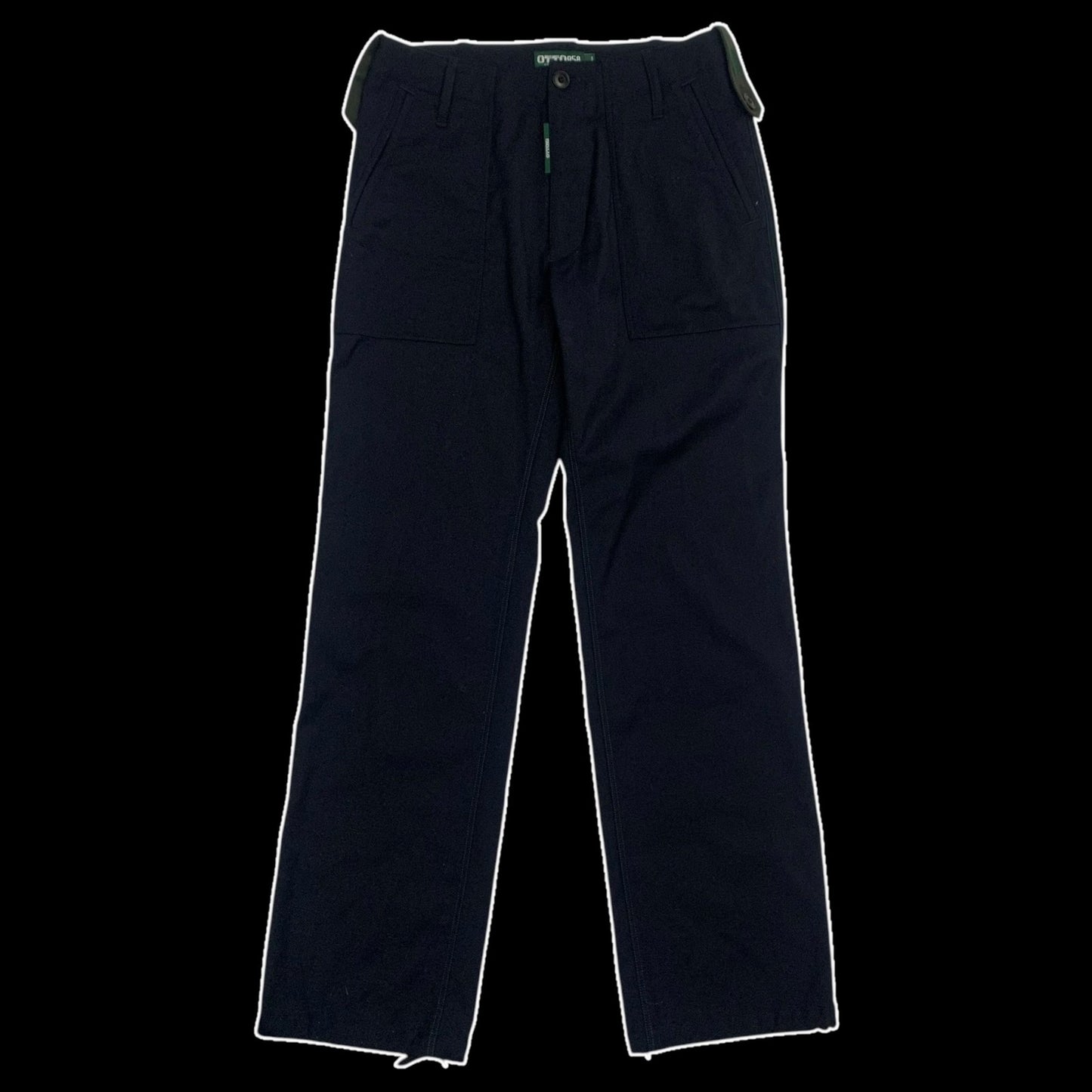 Kiko Kostadinov Otto 958 Booth Wool Trousers Navy (Size M)
