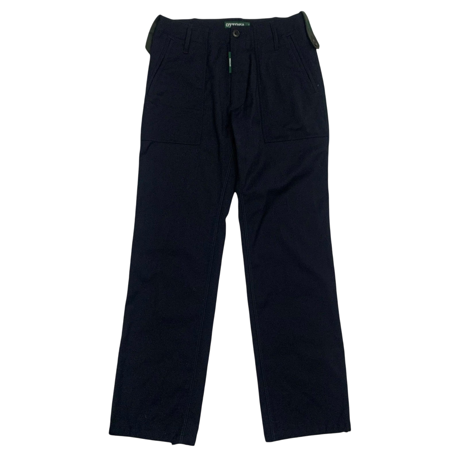 Kiko Kostadinov Otto 958 Booth Wool Trousers Navy (Size M)