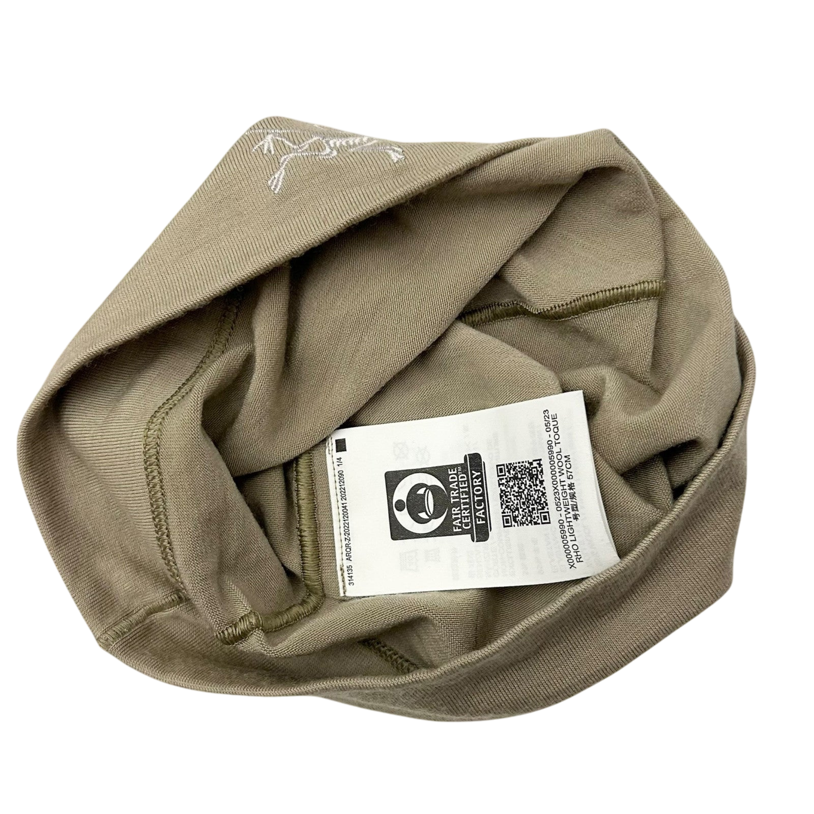 Arc’teryx Rho Wool Toque Beanie ‘Smoke Bluff’ (Size S-M)