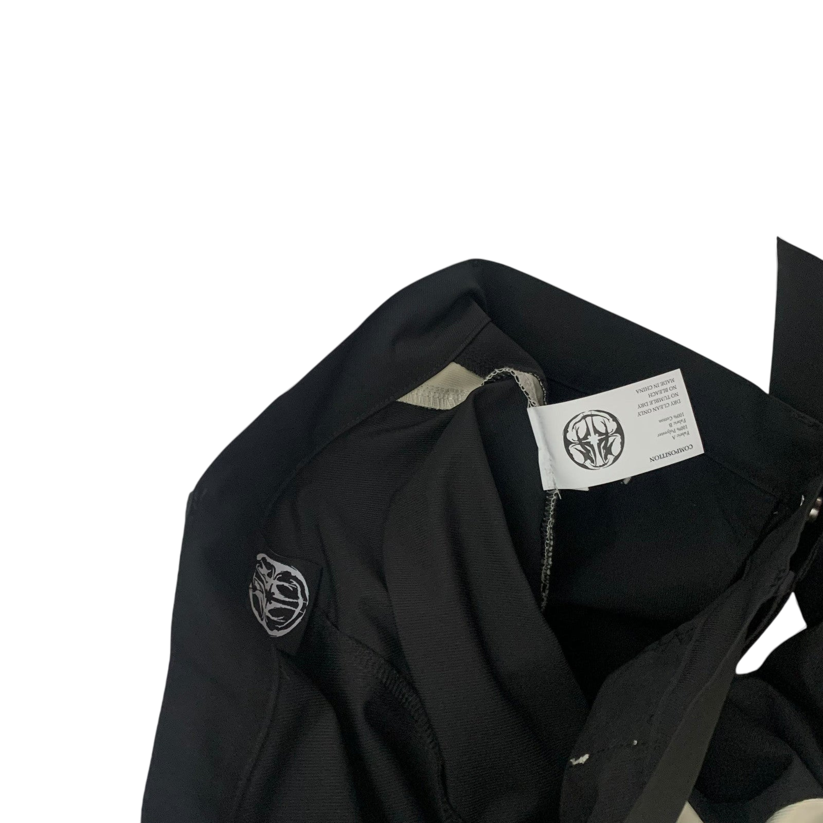 Moth Studios Panelled Nylon Pants Black / Grey (Size M)