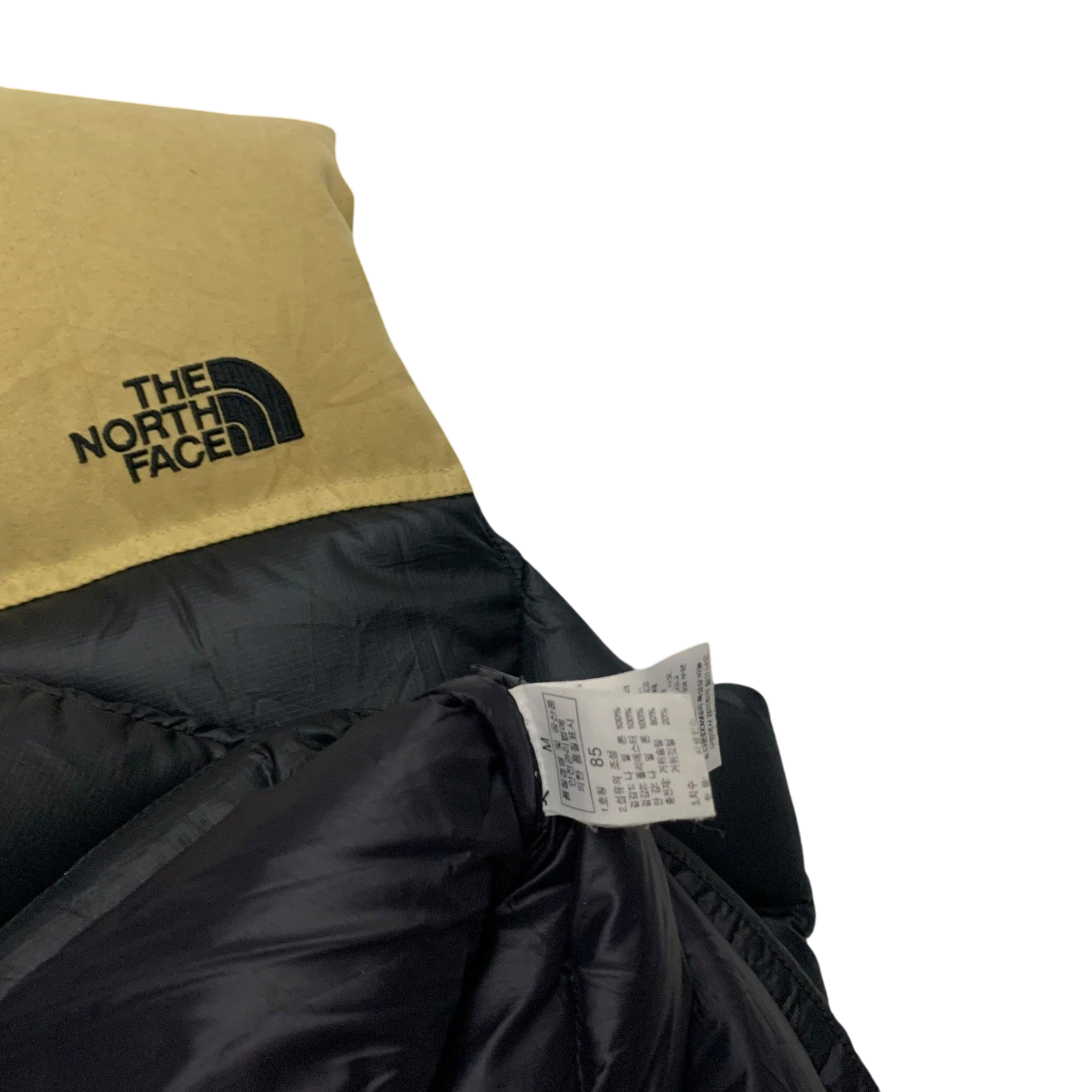 The North Face LTD Nuptse 700 Down Puffer Jacket Black/Beige (Size M Women’s)