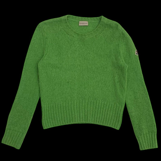 Moncler Wool Sweatshirt Neon Green (Size S Womens)