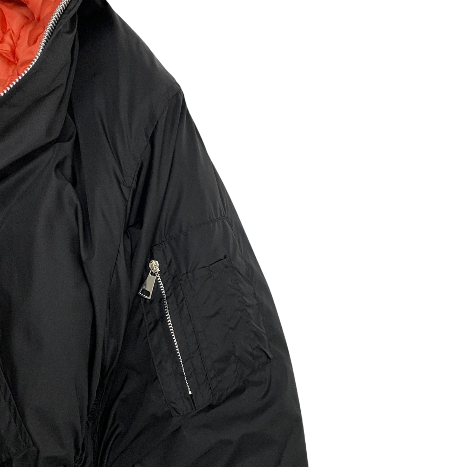 (DI)VISION Split Bomber Jacket Cropped Burgundy/Black (Fits M-L)