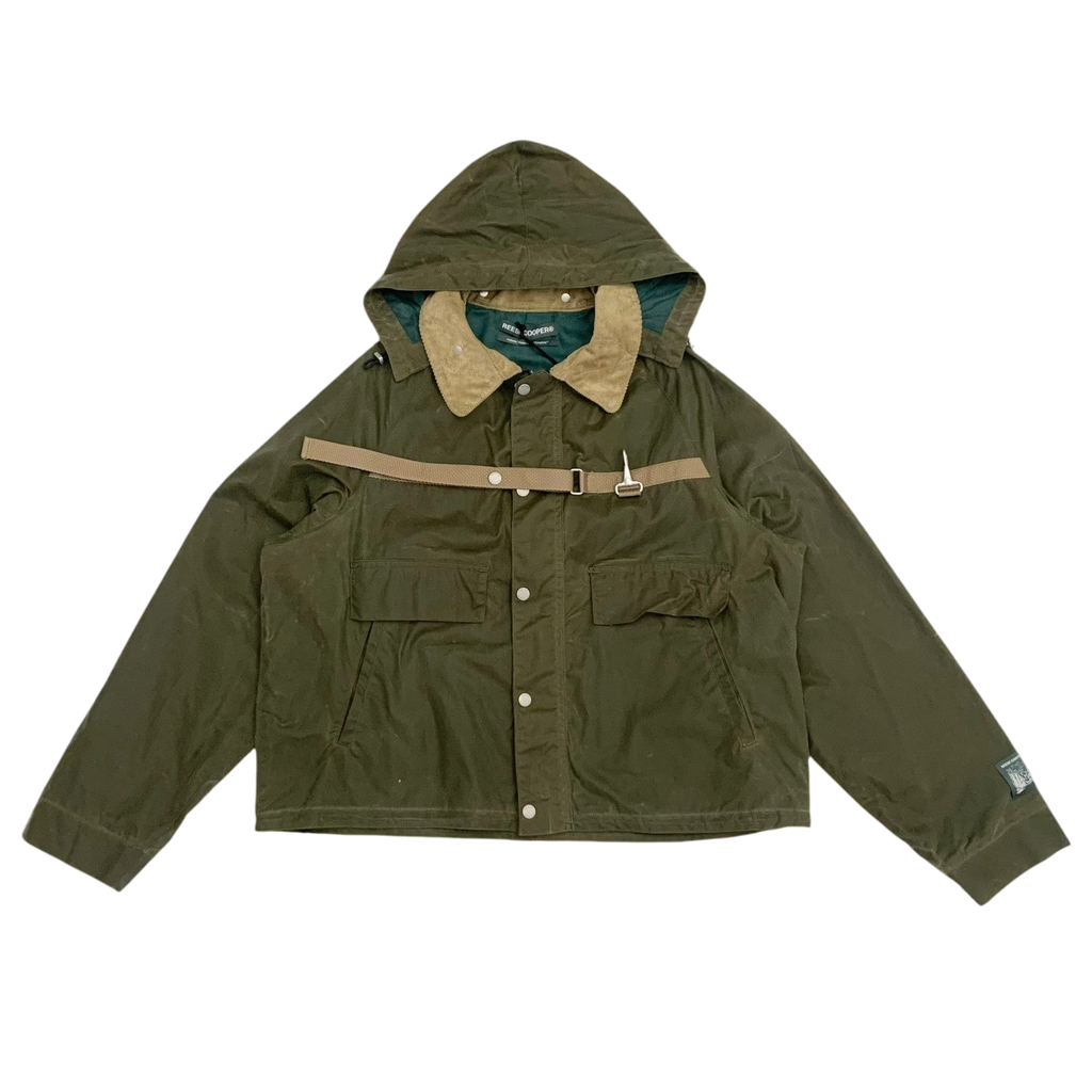 Reese Cooper FW21 Cropped Wax Jacket Green (Fits L-XL)