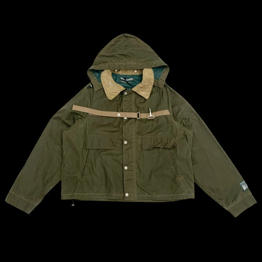 Reese Cooper FW21 Cropped Wax Jacket Green (Fits L-XL)