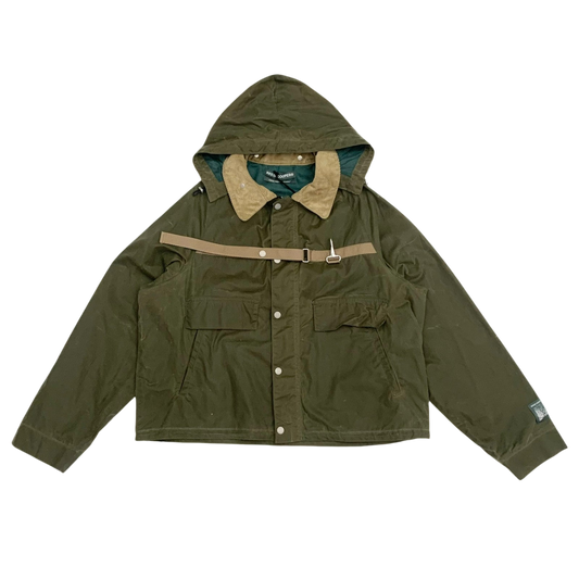 Reese Cooper FW21 Cropped Wax Jacket Green (Fits L-XL)