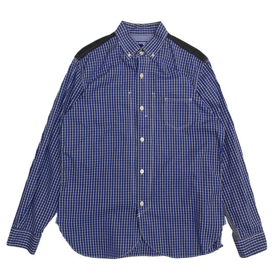 Junya Watanabe MAN Gingham Check Shirt Blue (Fits S-M)