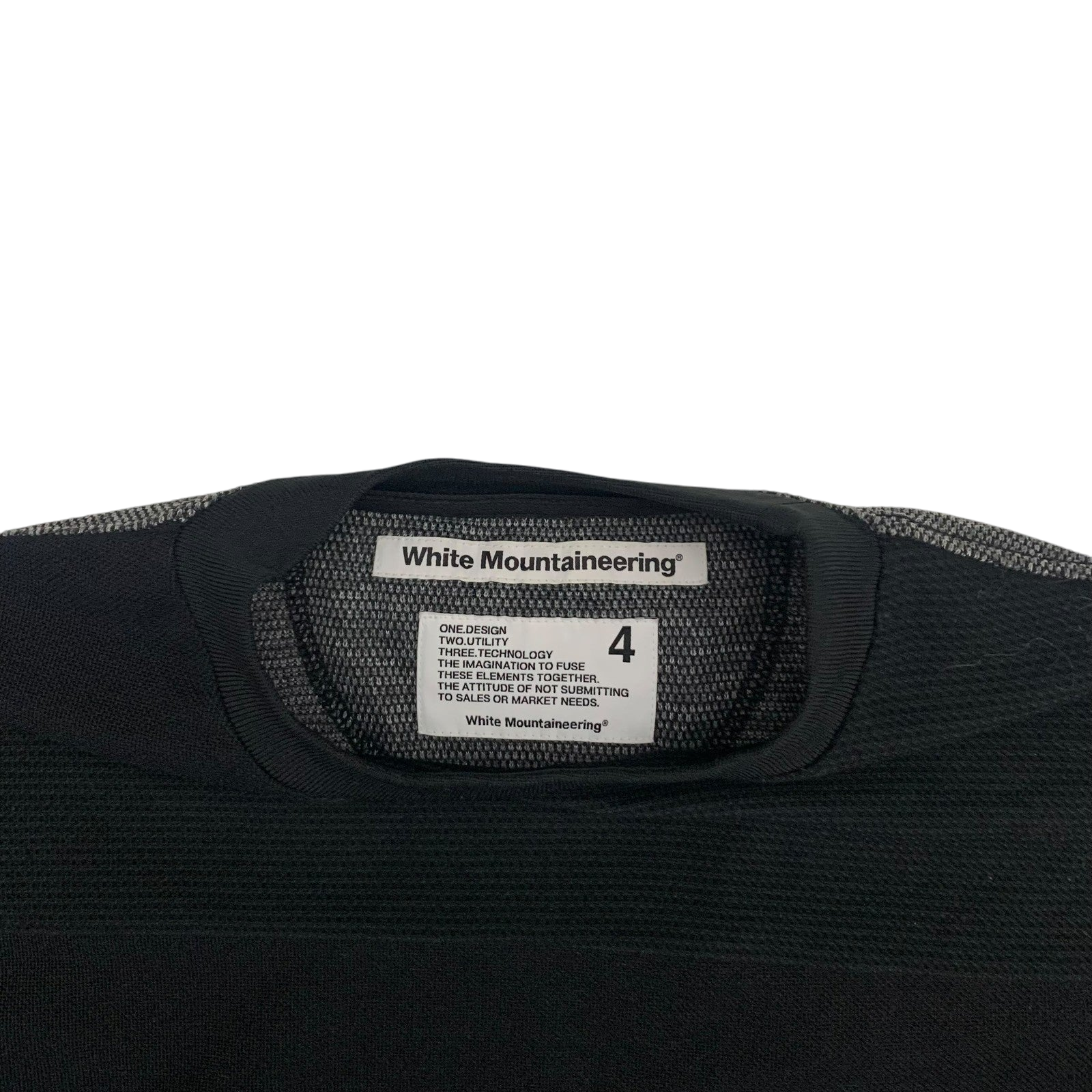 White Mountaineering Colour Block Panelled T-Shirt (Fits L-XL)