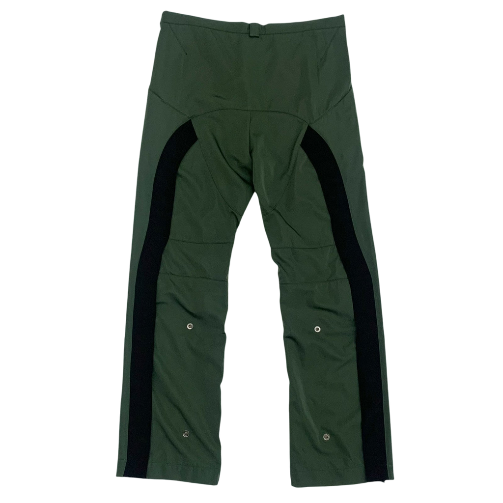 Kiko Kostadinov AW18 Gaetan Striped Trousers Green / Black (Size M)