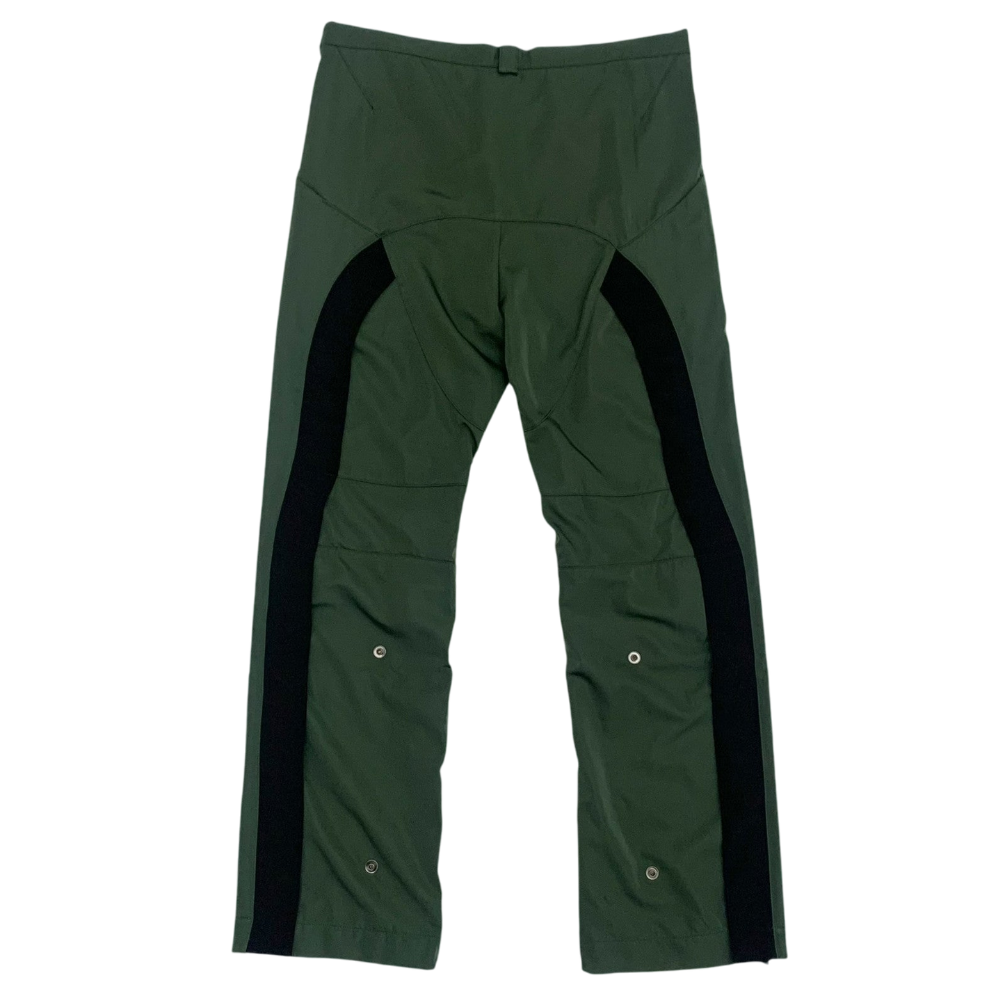 Kiko Kostadinov AW18 Gaetan Striped Trousers Green / Black (Size M)