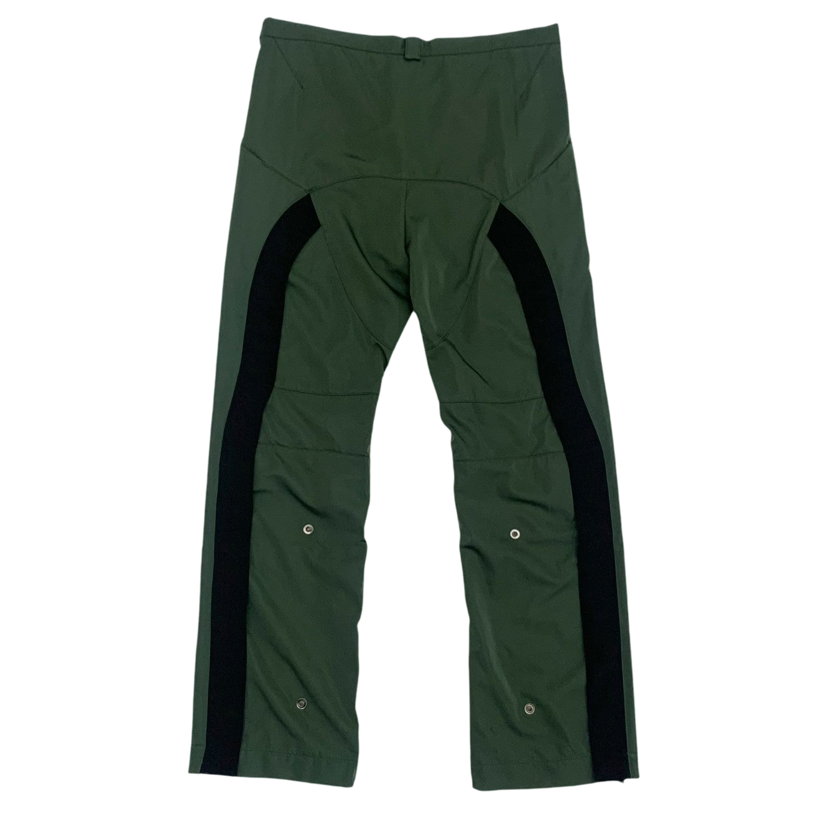 Kiko Kostadinov AW18 Gaetan Striped Trousers Green / Black (Size M)