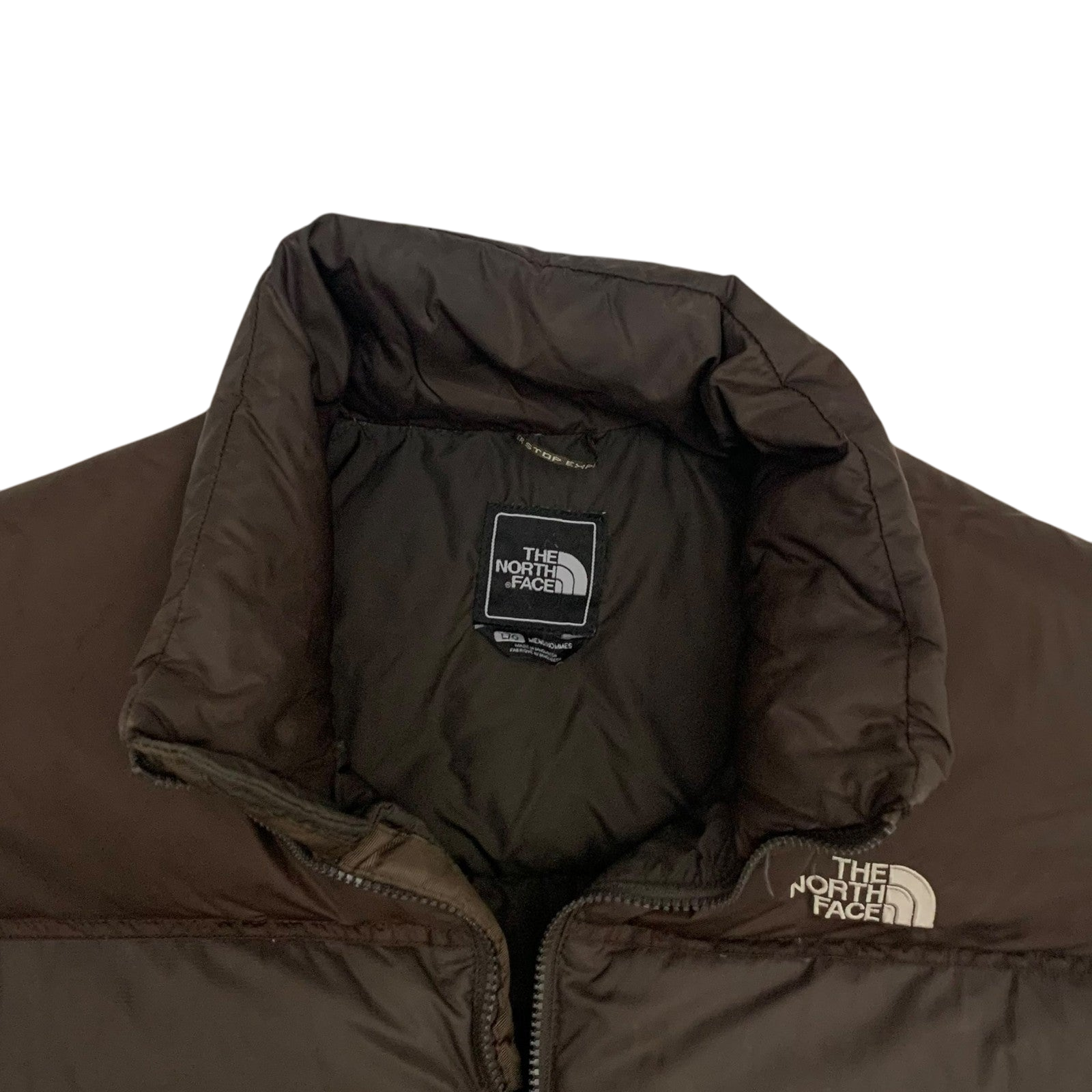 The North Face Nuptse 700 Down Puffer Jacket Brown (Size L)