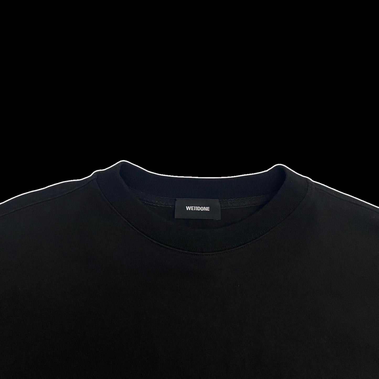 We11done Heavyweight T-Shirt Black (Fits L-XL)