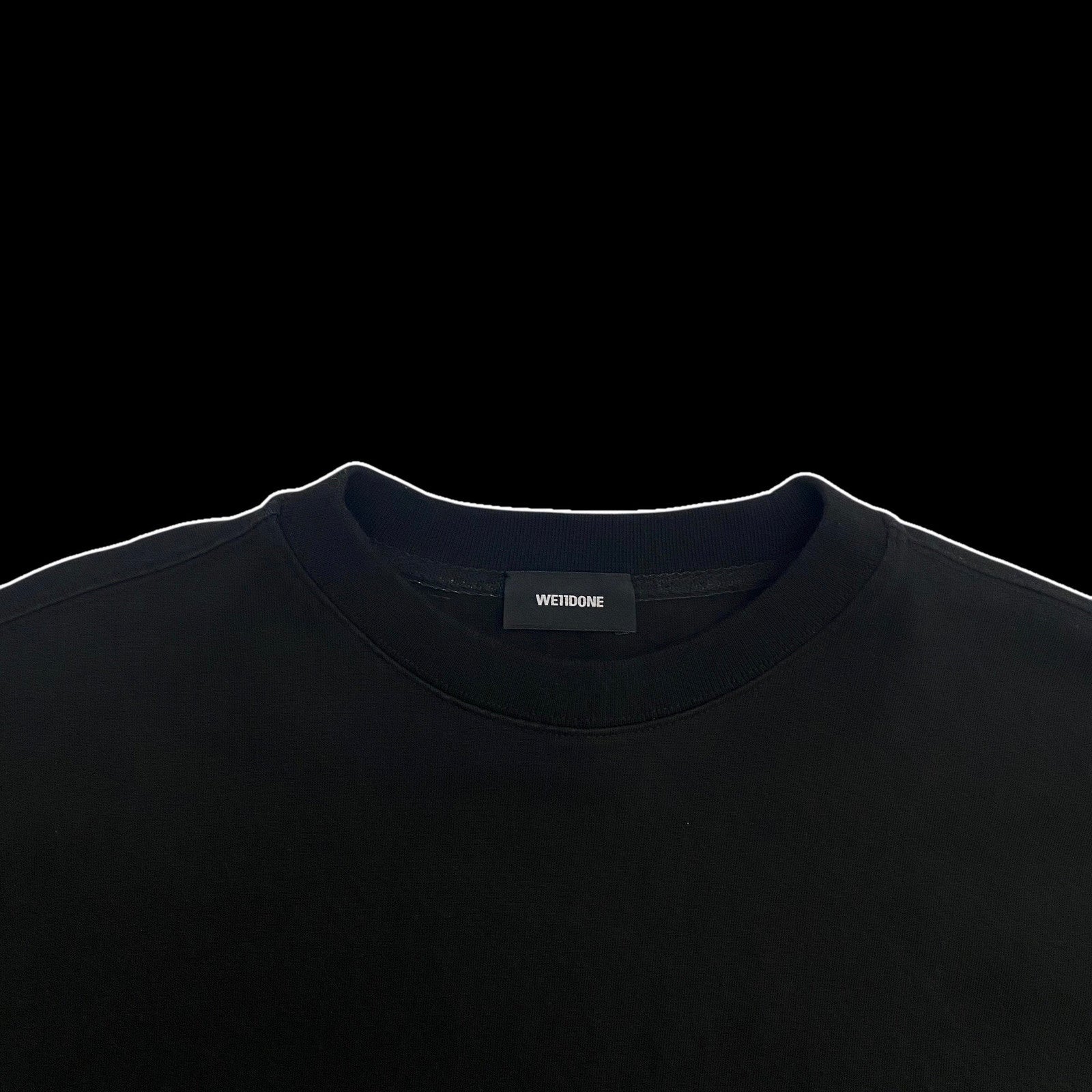 We11done Heavyweight T-Shirt Black (Fits L-XL)
