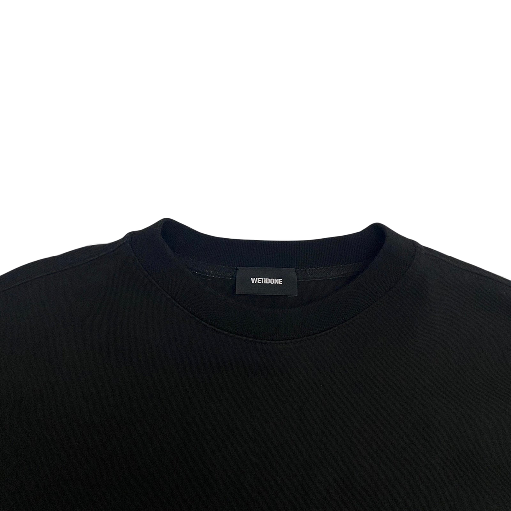 We11done Heavyweight T-Shirt Black (Fits L-XL)