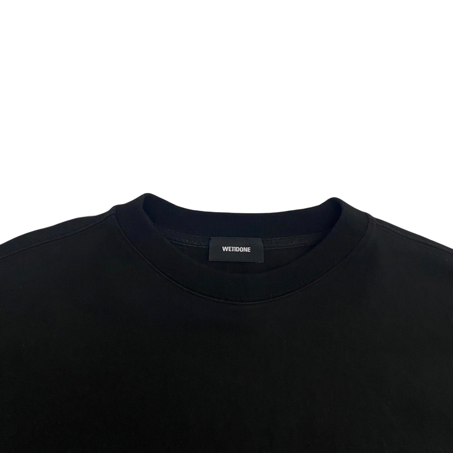 We11done Heavyweight T-Shirt Black (Fits L-XL)