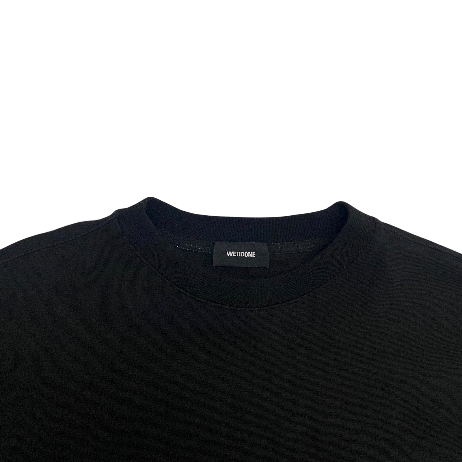 We11done Heavyweight T-Shirt Black (Fits L-XL)