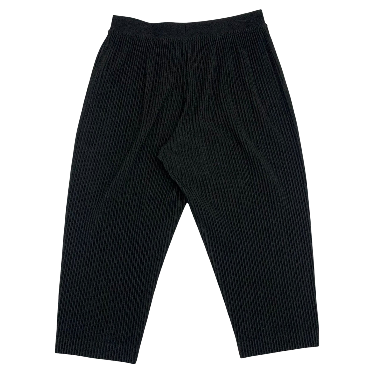 Issey Miyake HOMME PLISSÉ JF110 Wide Leg Pleated Pants Black (Fits 32-34")
