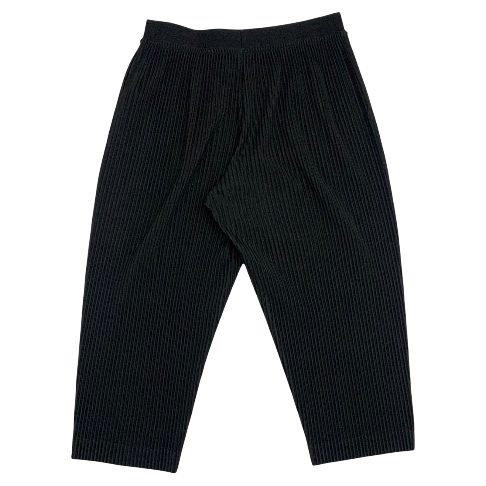 Issey Miyake HOMME PLISSÉ JF110 Wide Leg Pleated Pants Black (Fits 32-34")