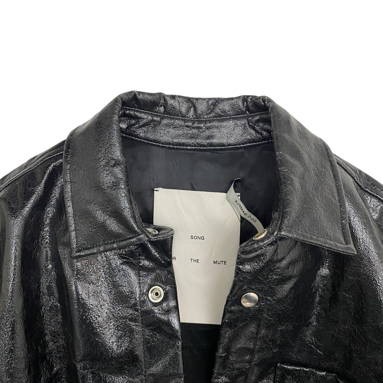 Song For The Mute Black Coated Jacket (Size L)