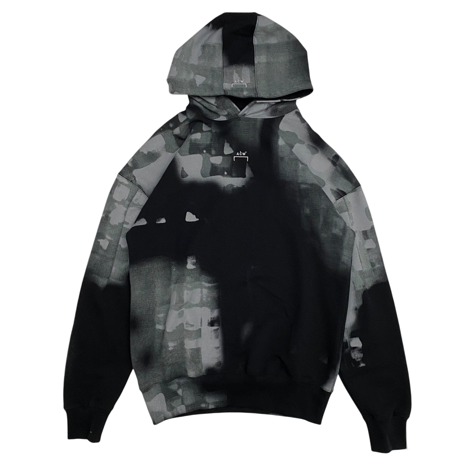 A-COLD-WALL Brush Stroke Hoodie Black/Grey (Fits L-XL)