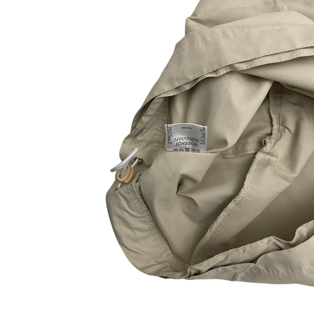 Arnar Mār Jōnsson Sympatex Double Zipper Hooded Jacket Beige (Size XL)