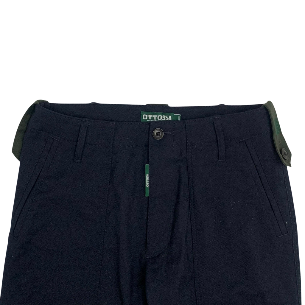 Kiko Kostadinov Otto 958 Booth Wool Trousers Navy (Size M)