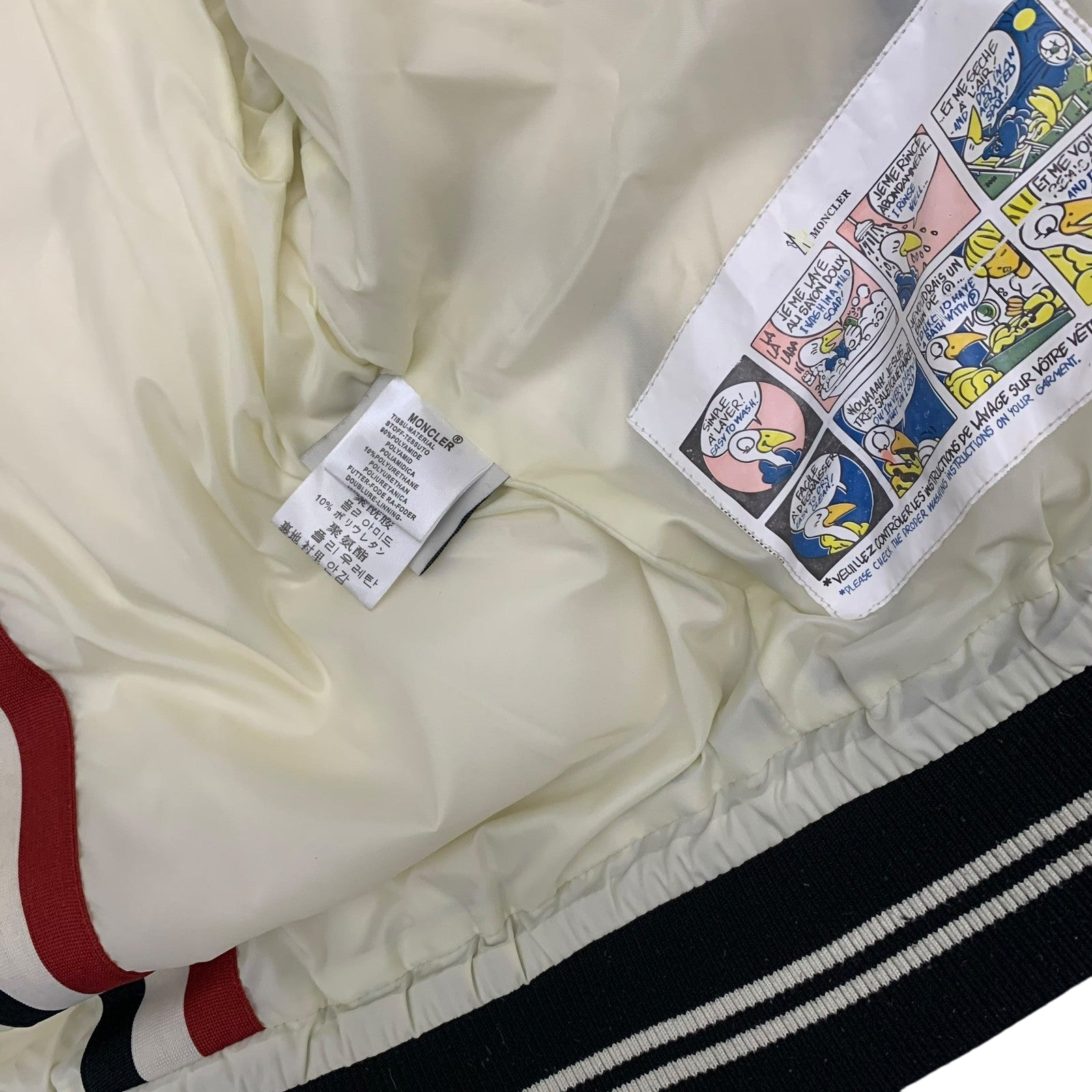 Moncler Vintage Branson Wool Down Jacket Grey (Fits M)