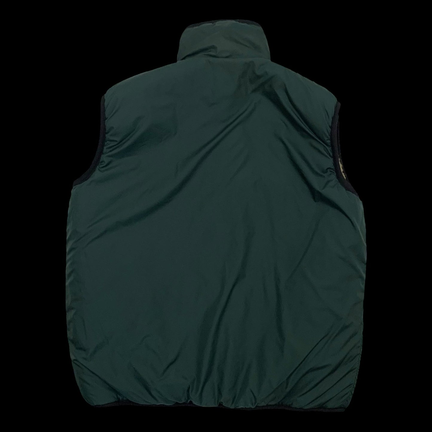 Kapital Reversible Wool Boa Fleece Colour Block Vest (Size S)