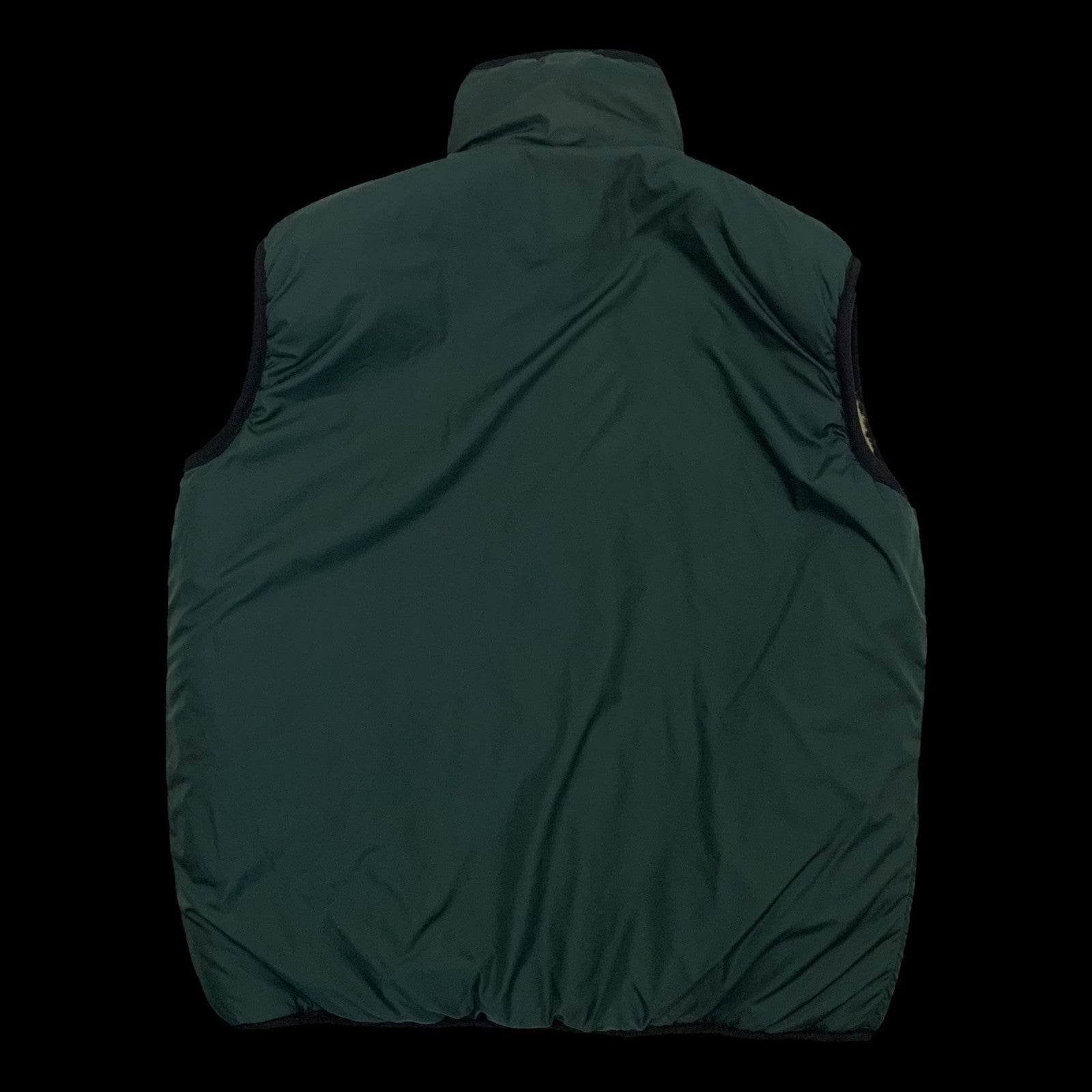 Kapital Reversible Wool Boa Fleece Colour Block Vest (Size S)