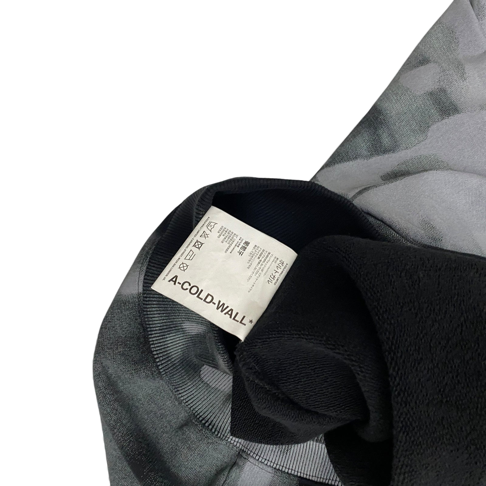 A-COLD-WALL Brush Stroke Hoodie Black/Grey (Fits L-XL)