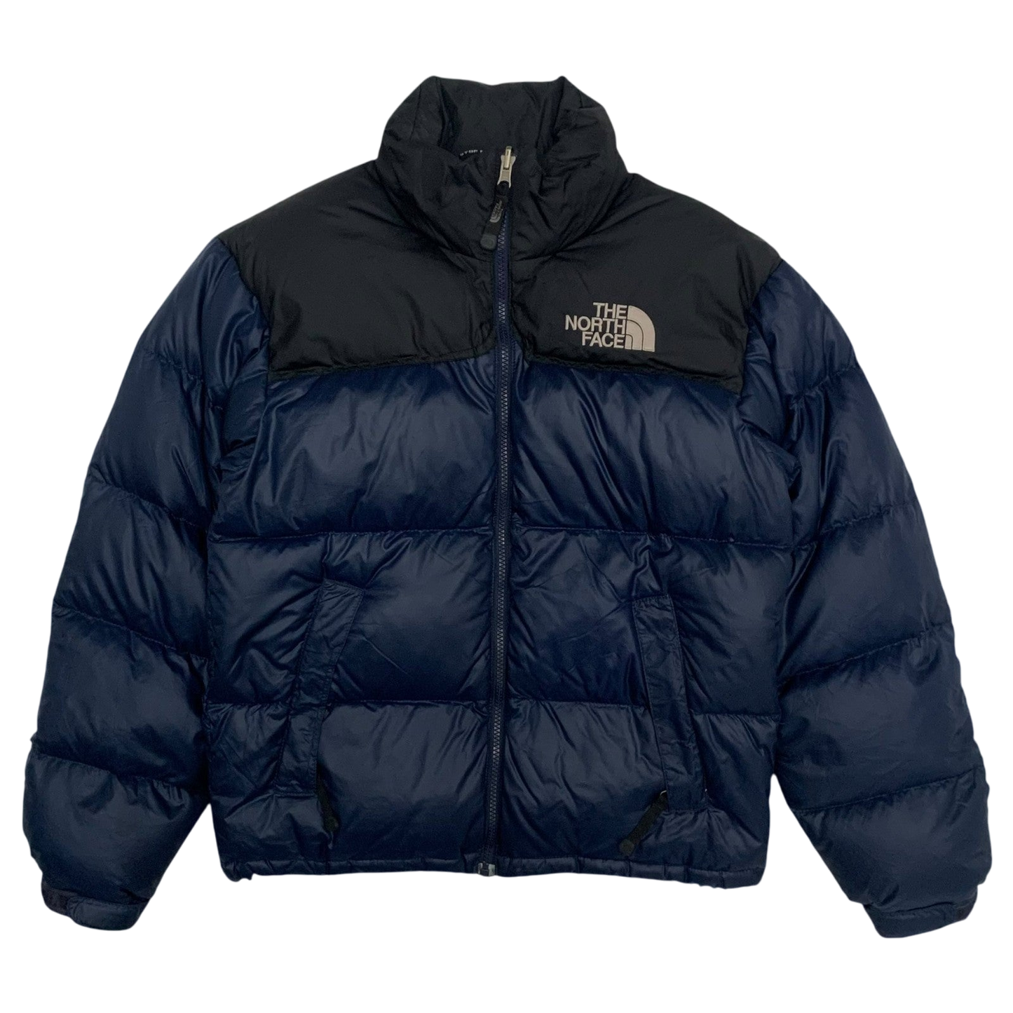 The North Face Nuptse 700 Down Puffer Jacket Navy/Black (Size XS)