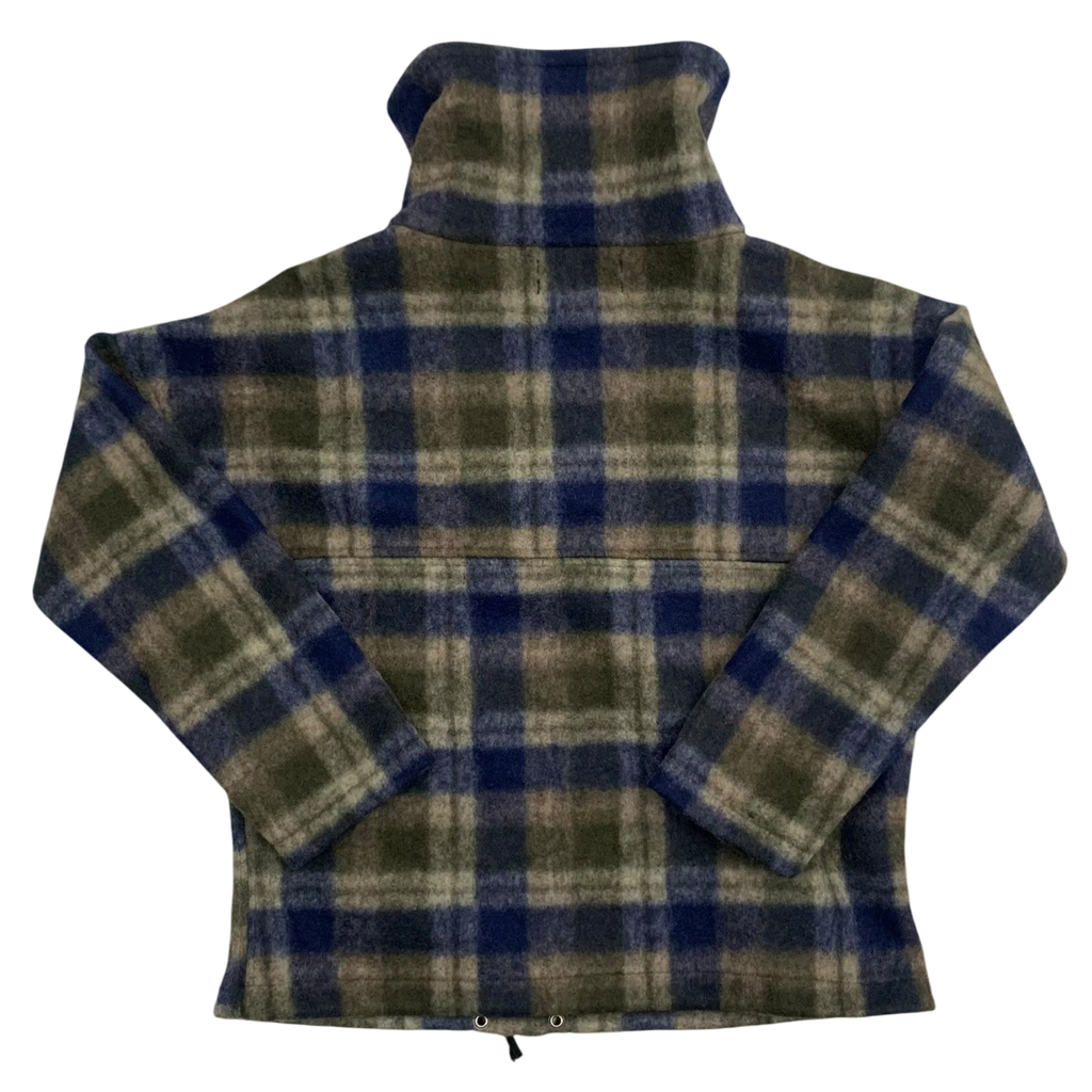 Reese Cooper AW18 Lone Pine High Neck Wool Check Pullover Jacket (Fits L-XL)