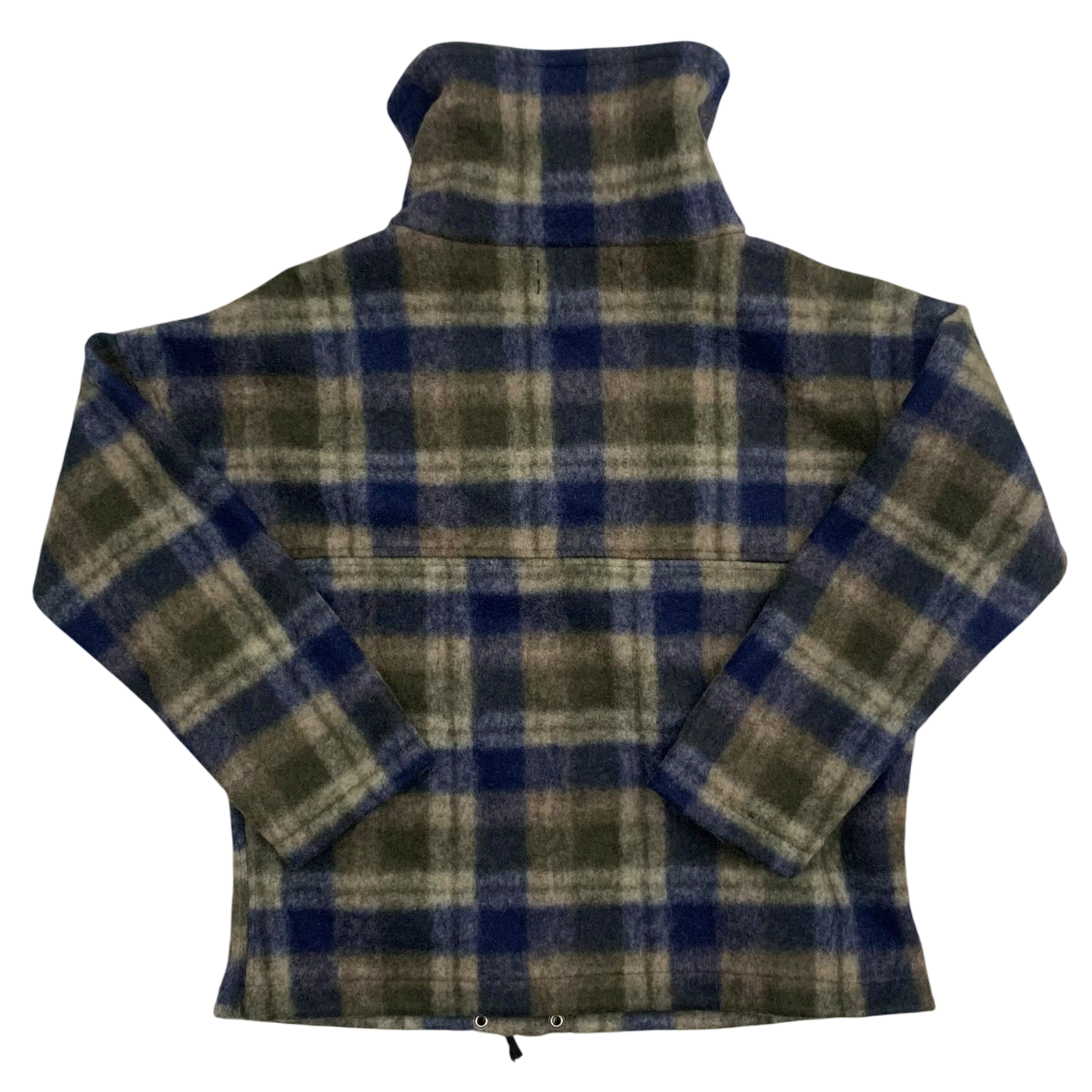 Reese Cooper AW18 Lone Pine High Neck Wool Check Pullover Jacket (Fits L-XL)