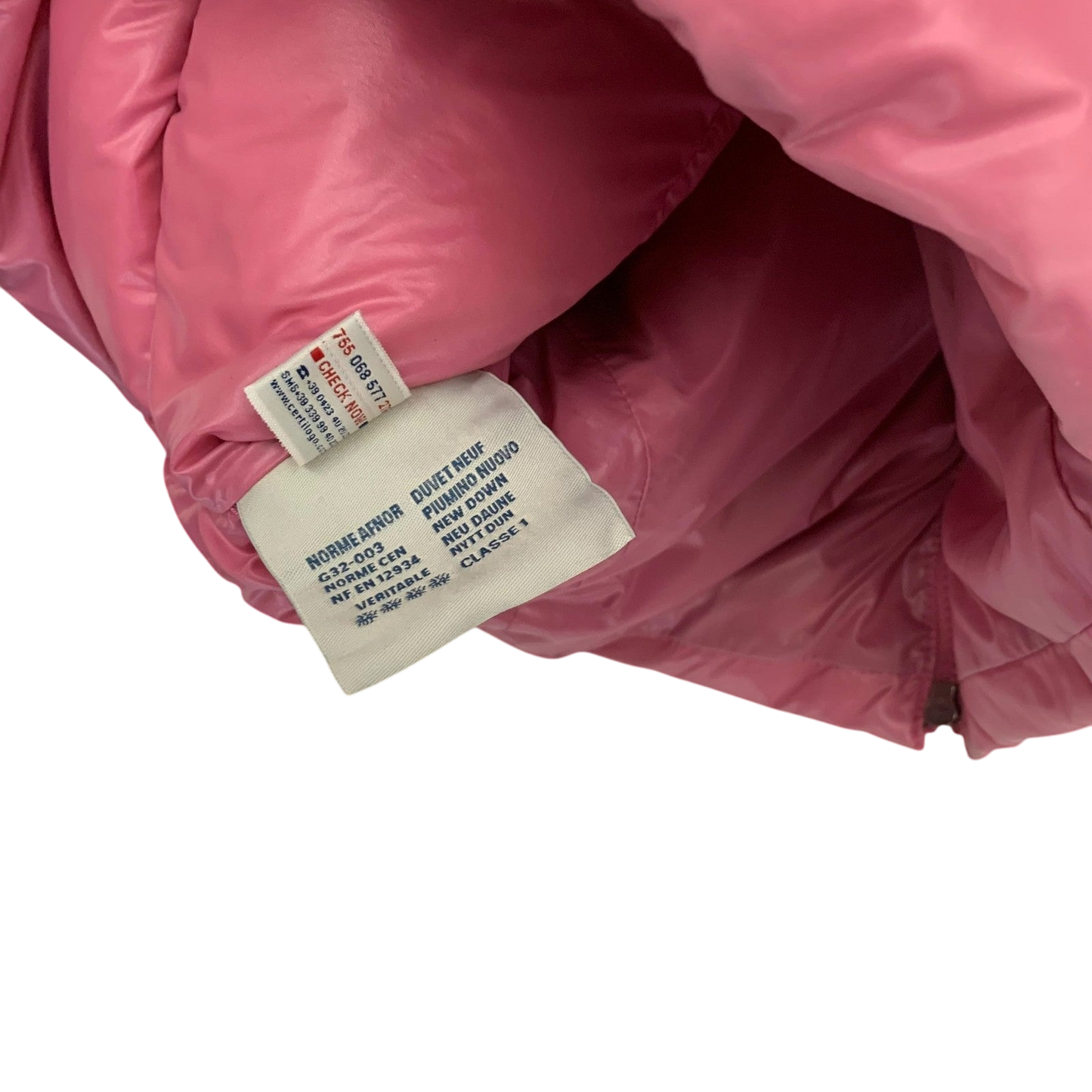 Moncler Ghany Down Vest Pink (Fits S-M womens)