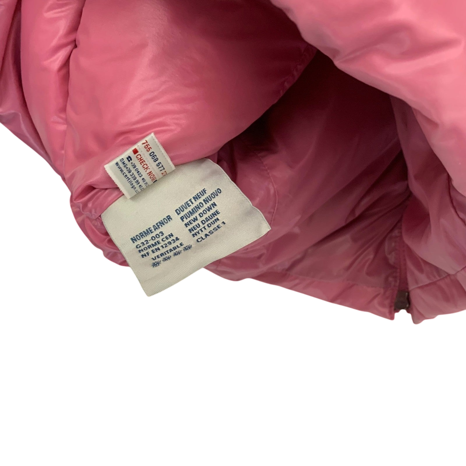 Moncler Ghany Down Vest Pink (Fits S-M womens)