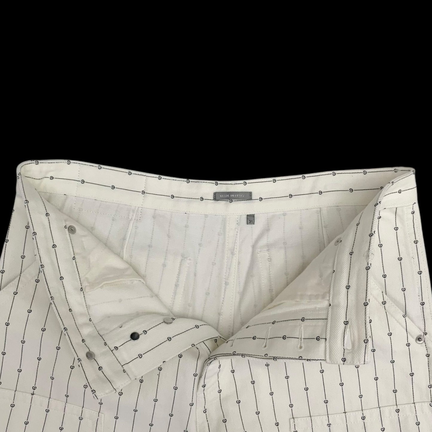 Dior Homme Heart Logo Carpenter Pants (Fits 33")