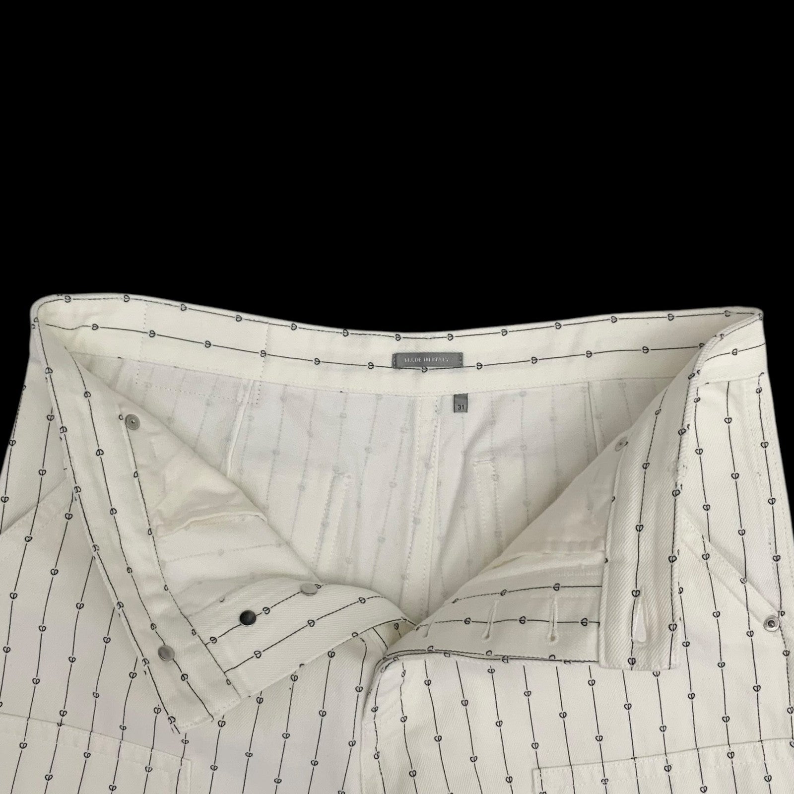 Dior Homme Heart Logo Carpenter Pants (Fits 33")