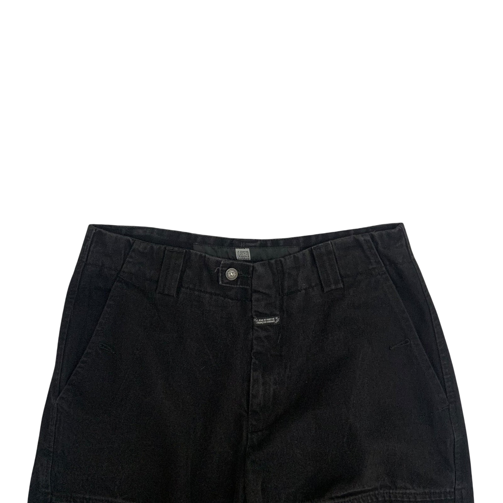 Marithe Francois Girbaud Shuttle Tape Cargo Jeans Black (W34)
